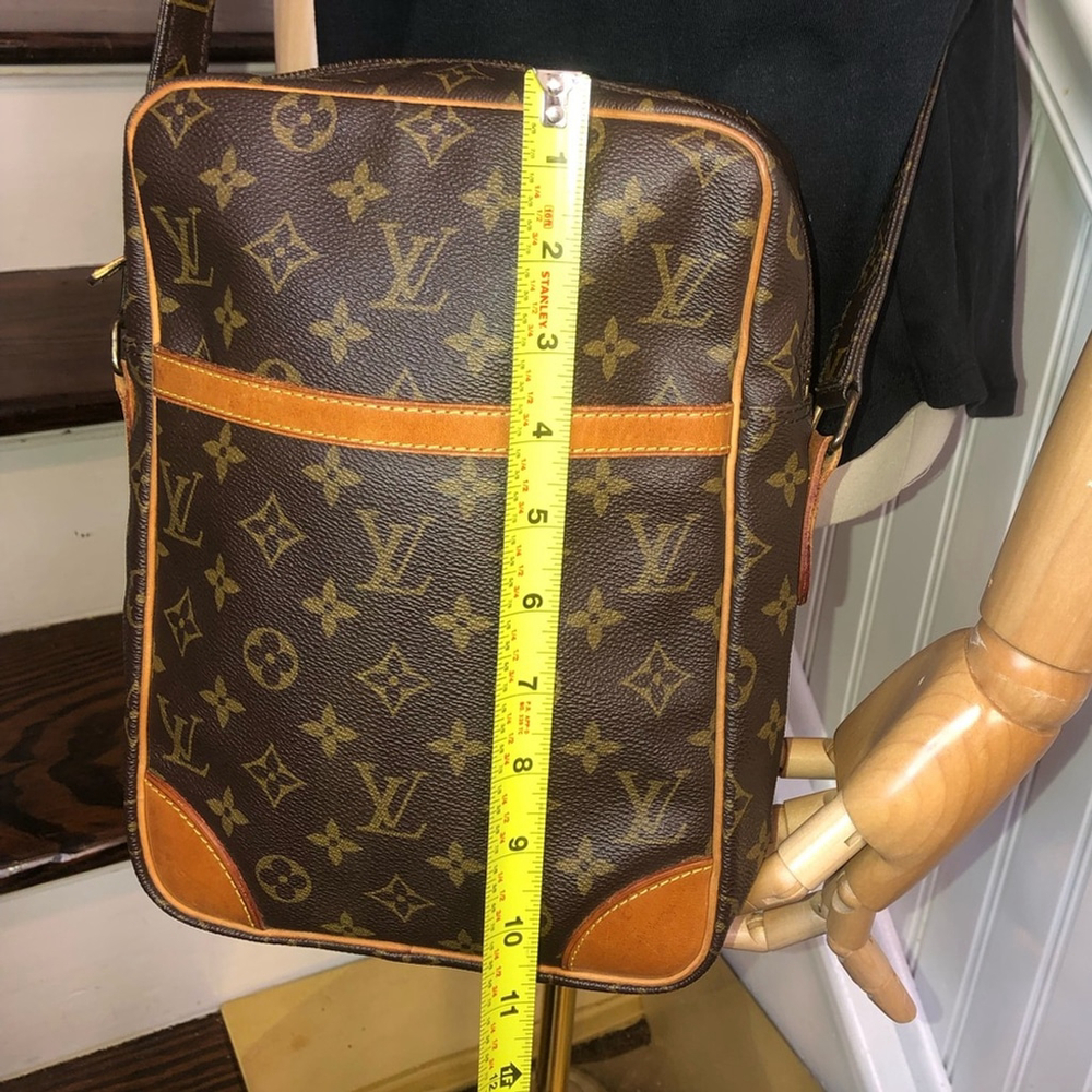 LOUIS VUITTON DANUBE MM Monogram Tote Crossbody Shoulder Strap Authentic SL873 - Picture 13 of 17